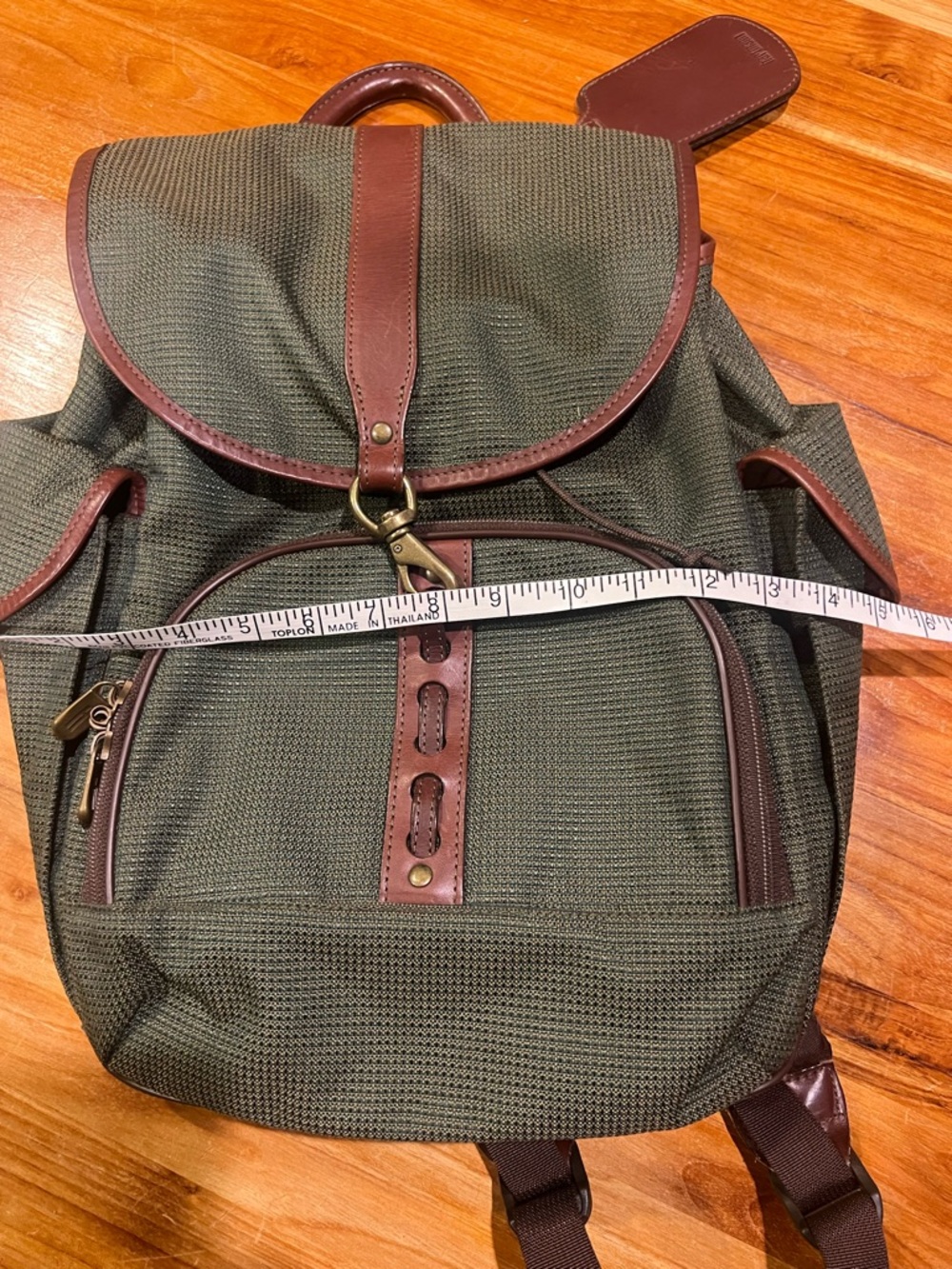 Hartmann Tweed & Leather Trim Travel Backpack - Picture 14 of 15